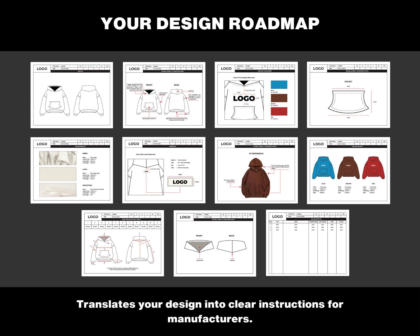 Customizable Fashion Tech Pack