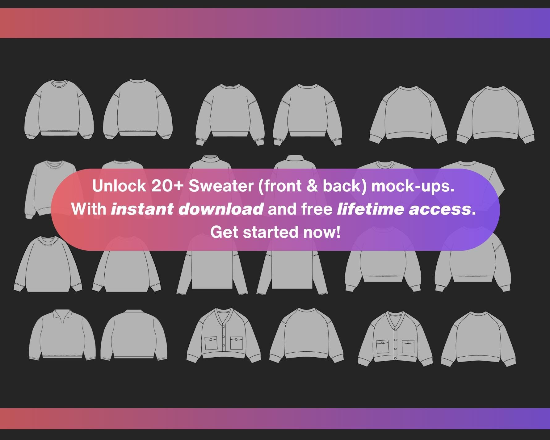 Sweaters Mockups Bundle