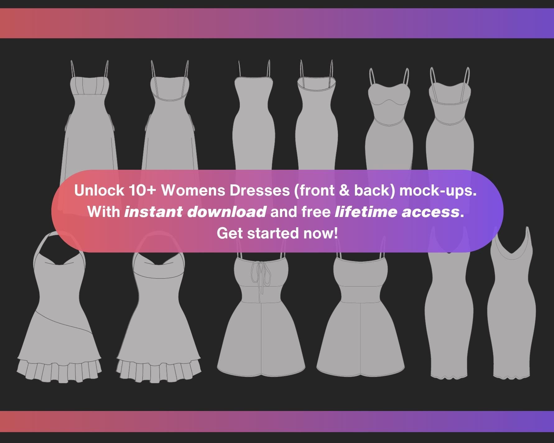 Dresses Mockups Bundle