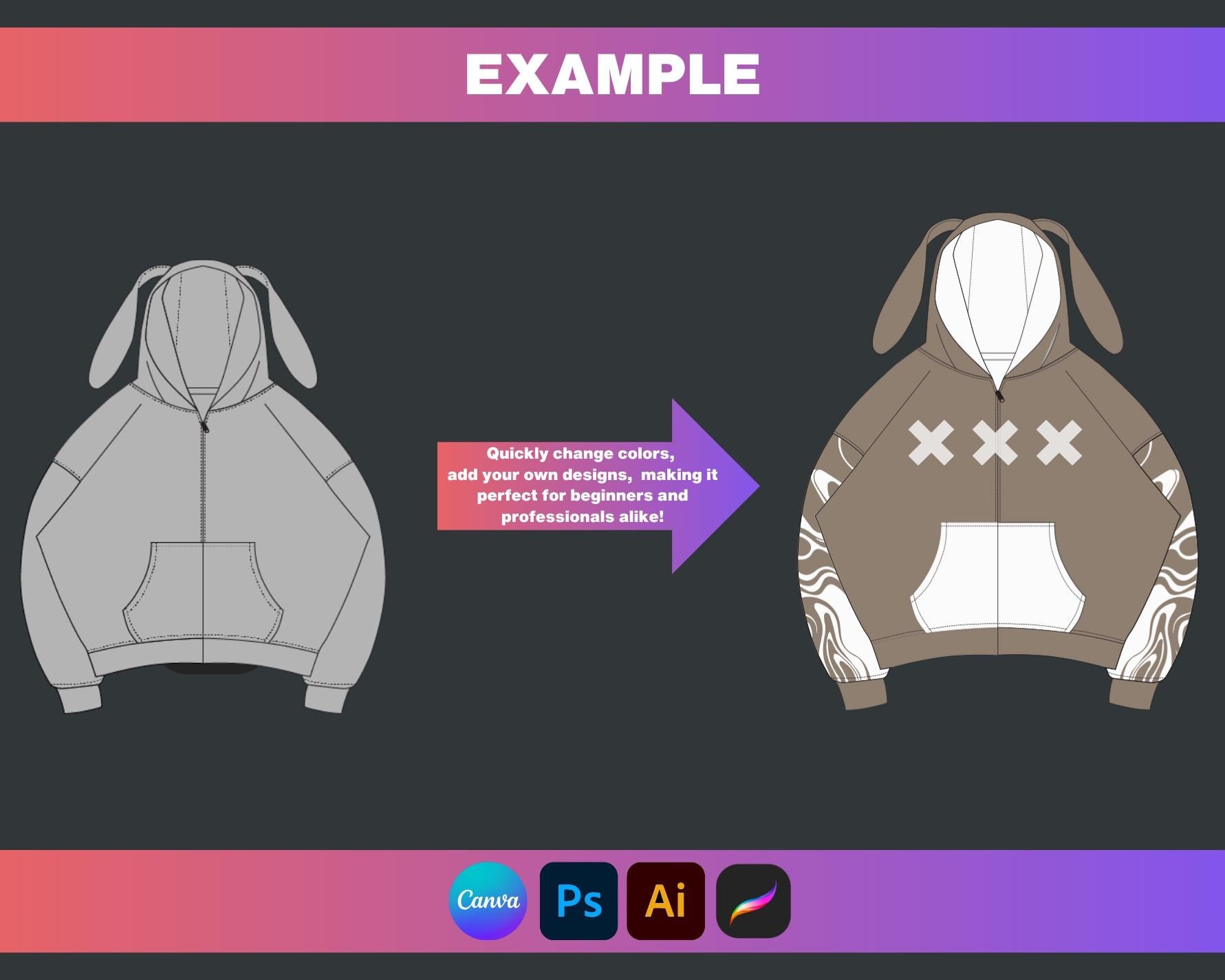 Hoodies Mockups Bundle