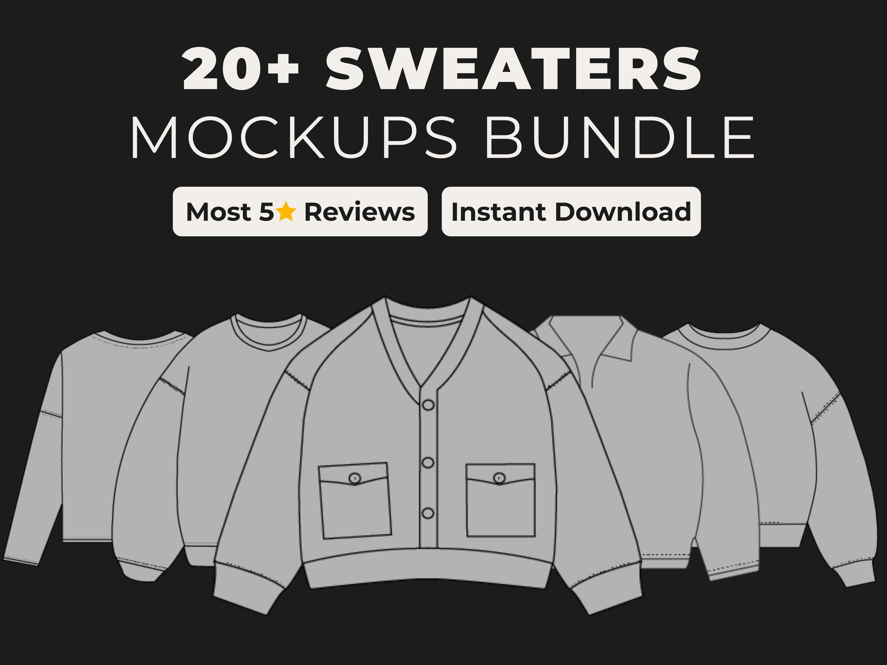 Sweaters Mockups Bundle