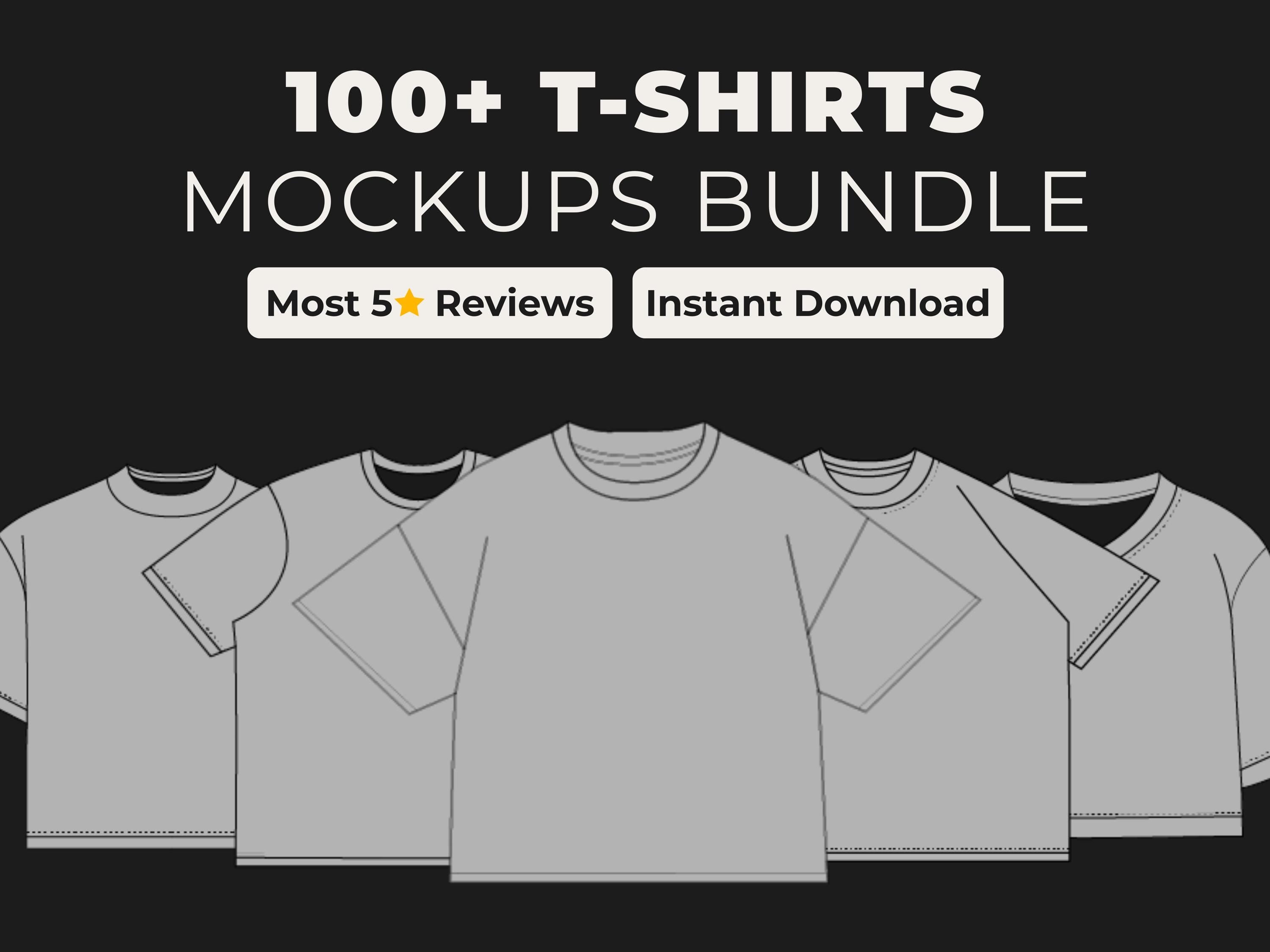 T-Shirts Mockups Bundle