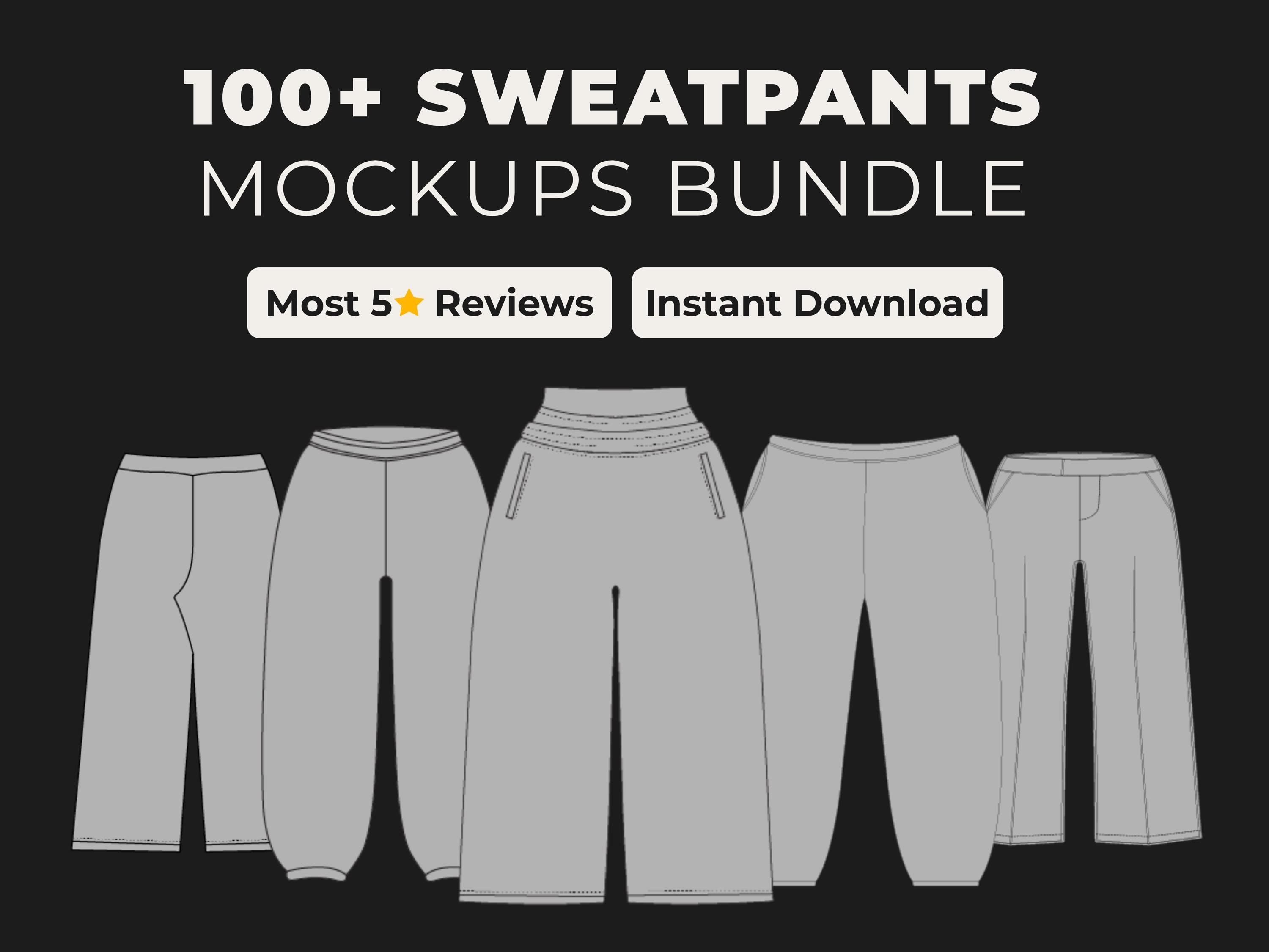 Sweatpants Mockups Bundle