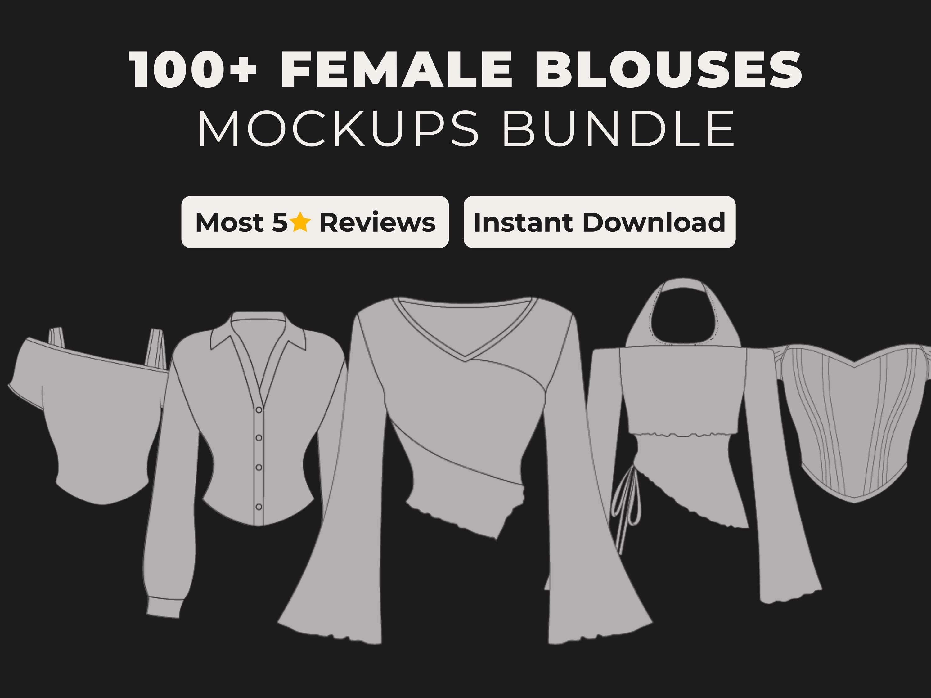 Blouse's Mockups Bundle