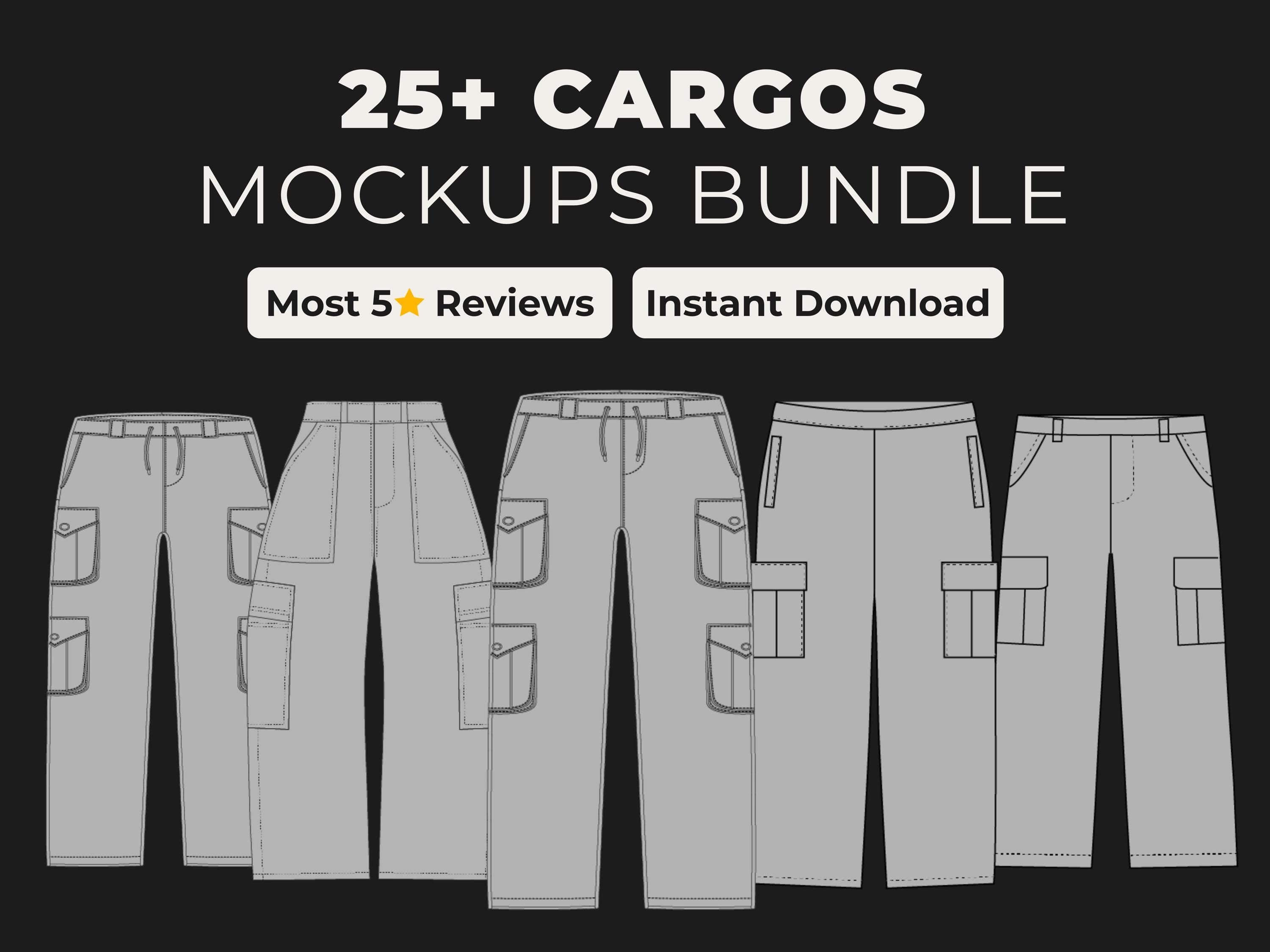 Cargo Pants Mockups Bundle
