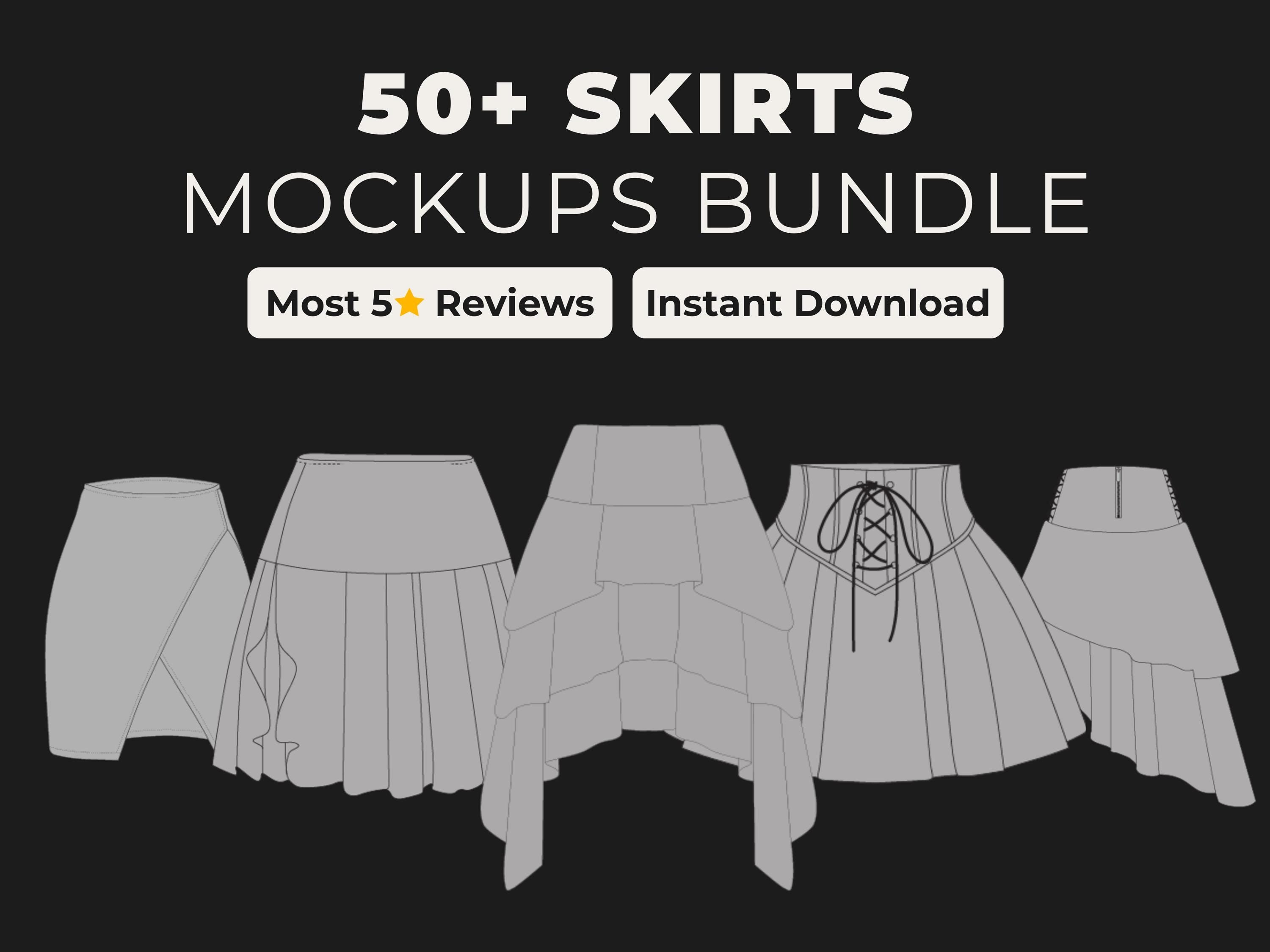 Skirts Mockups Bundle