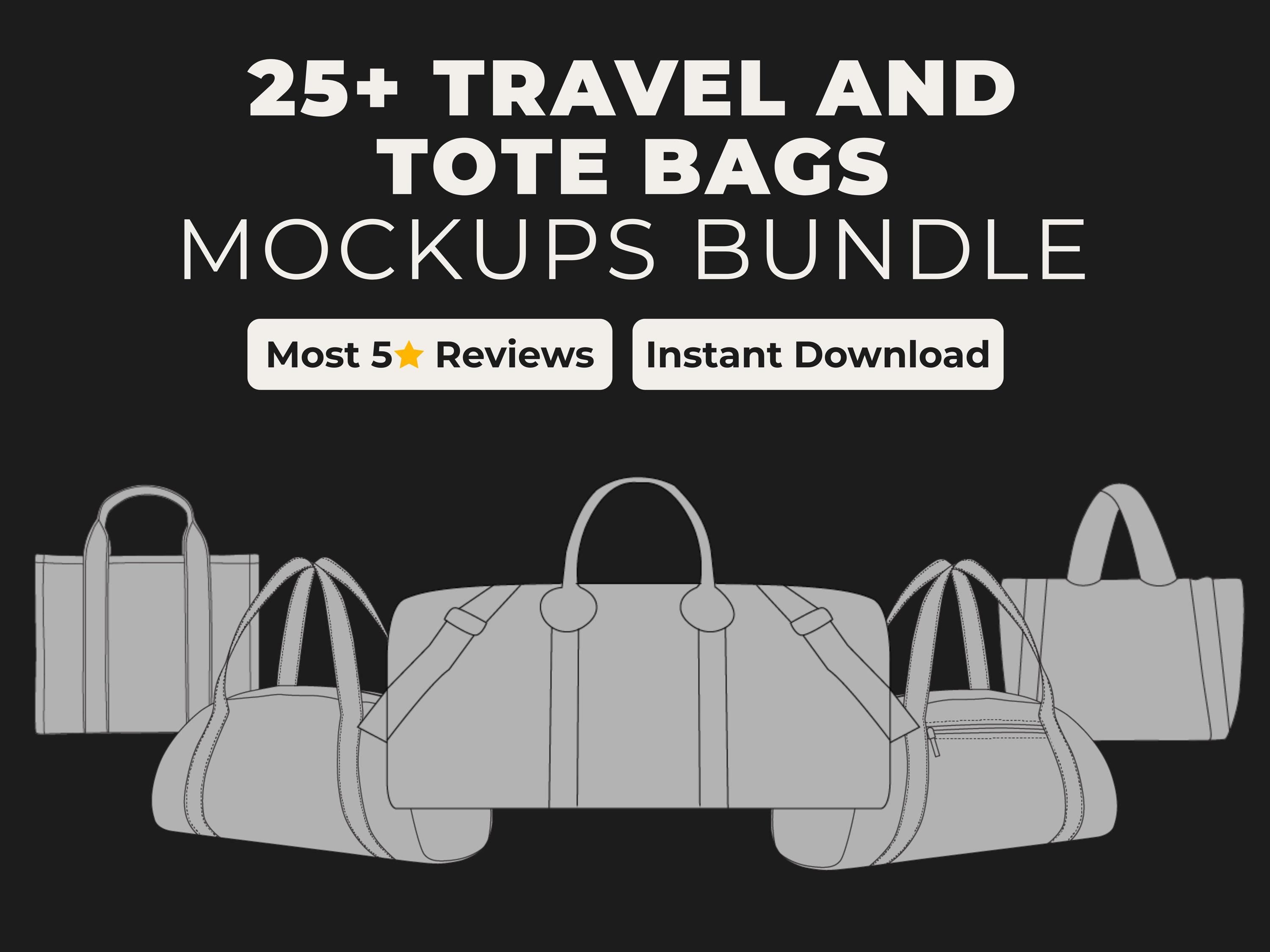 Tote Bags Mockups Bundle