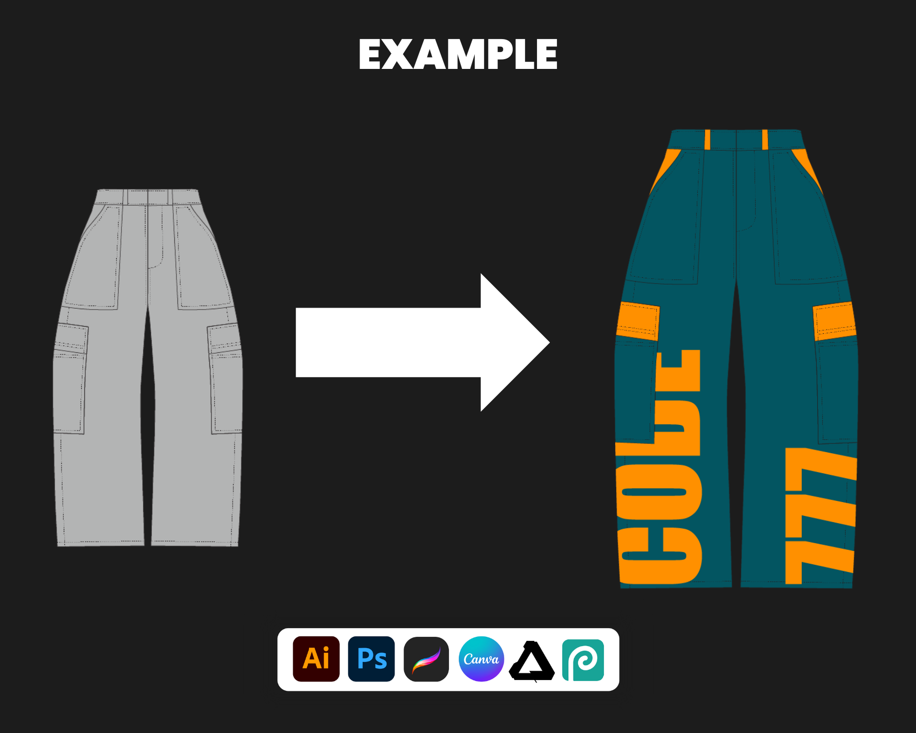 Cargo Pants Mockups Bundle