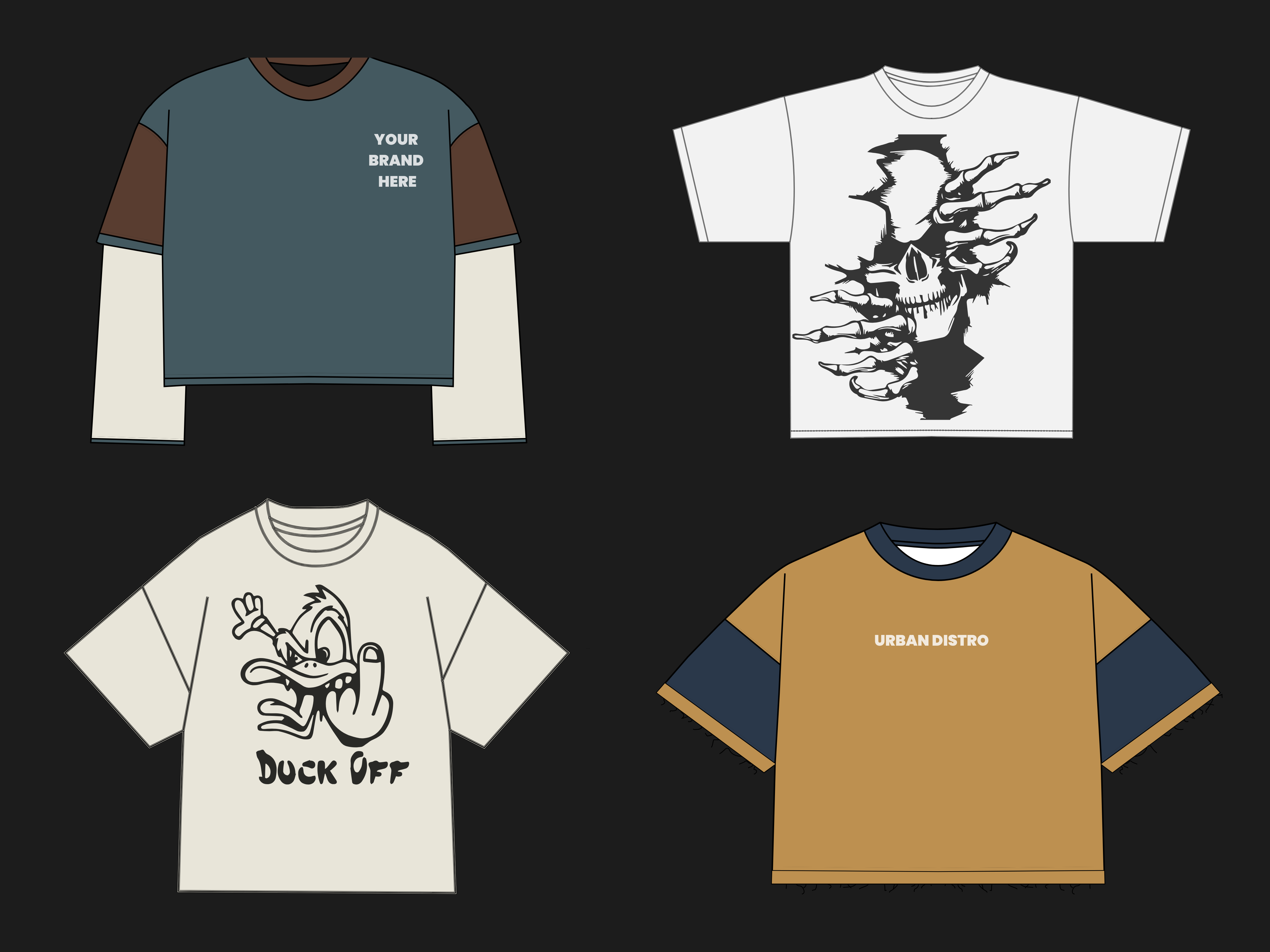 T-Shirts Mockups Bundle