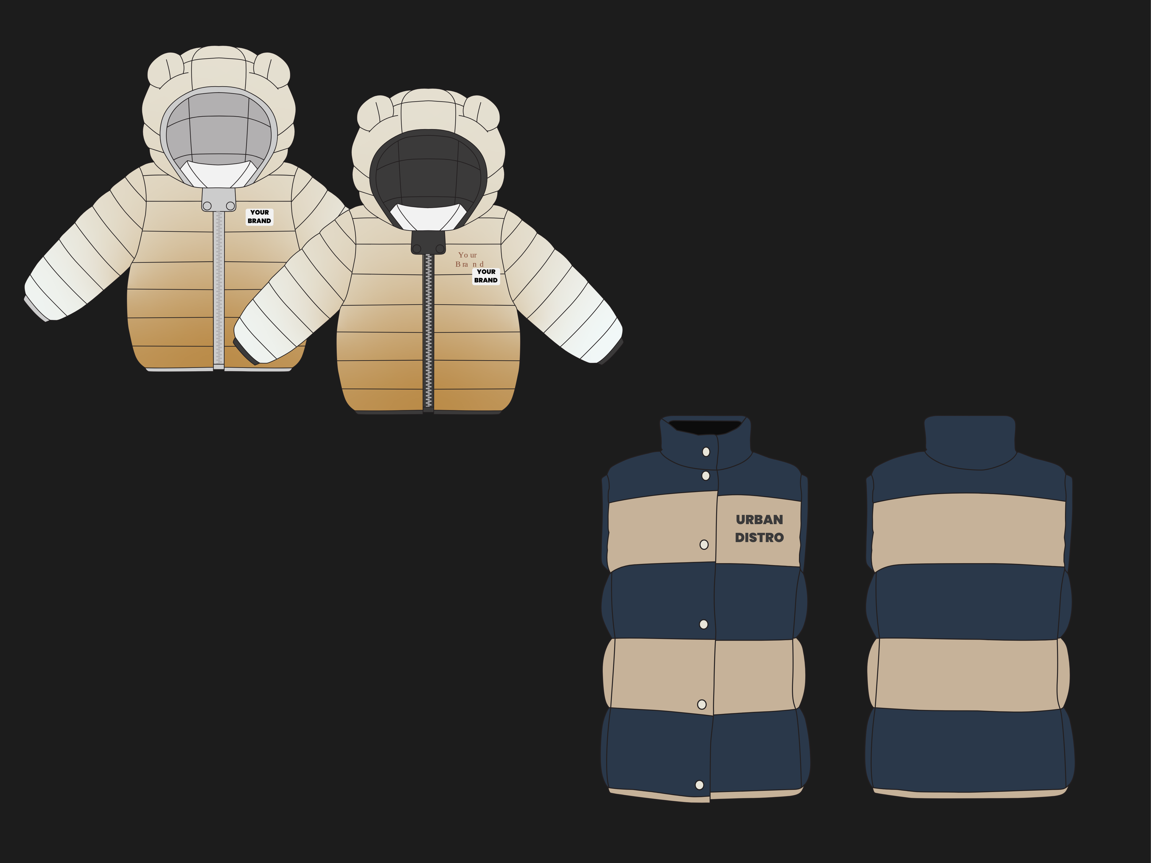 Jackets Mockups Bundle