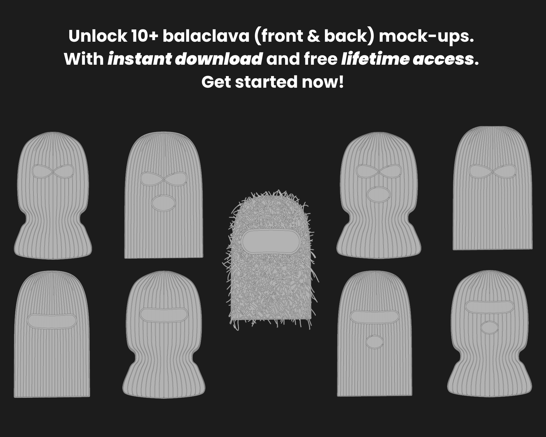 Balaclava/Ski Masks Bundle