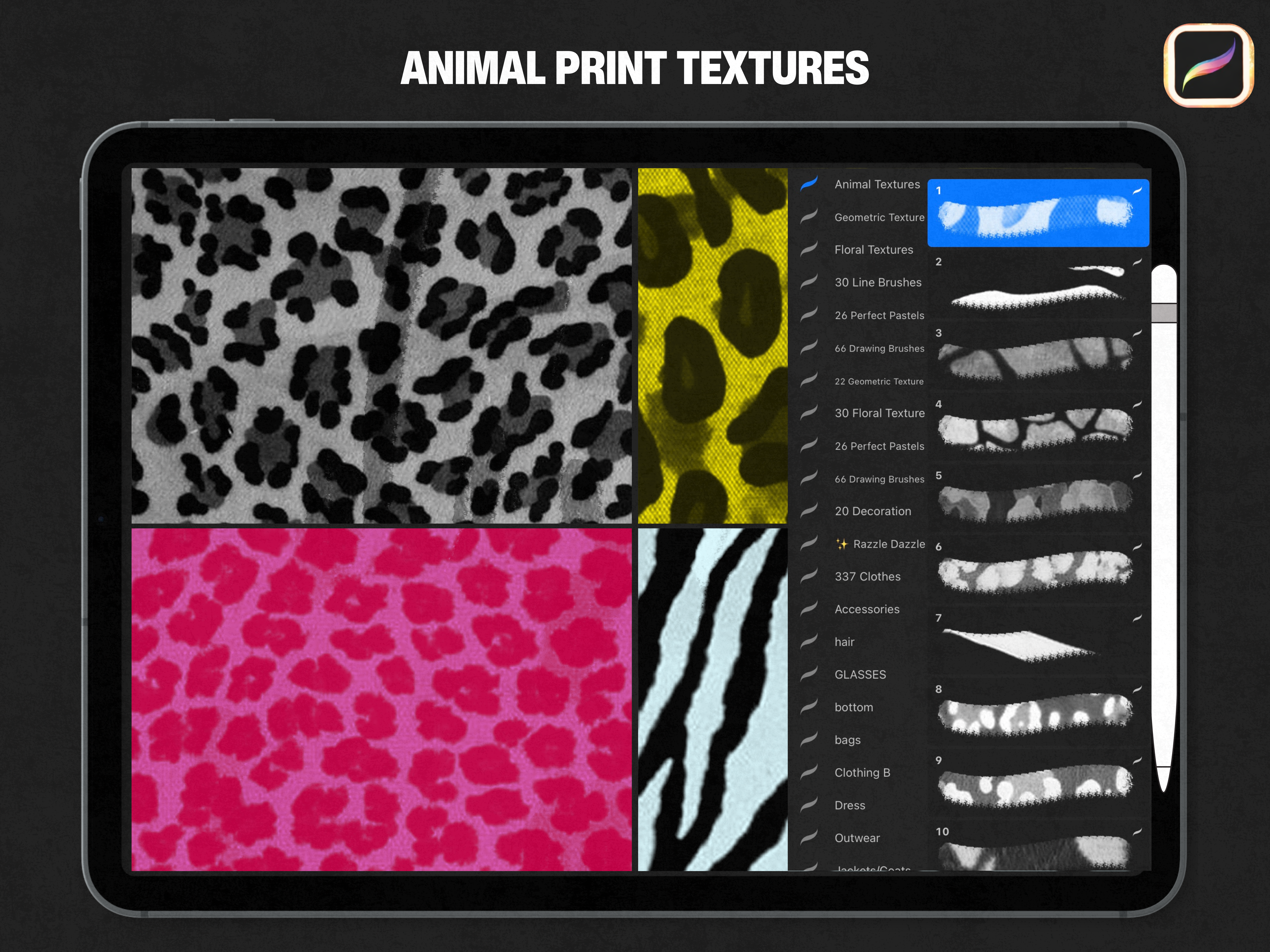 Procreate Fashion Brush pack