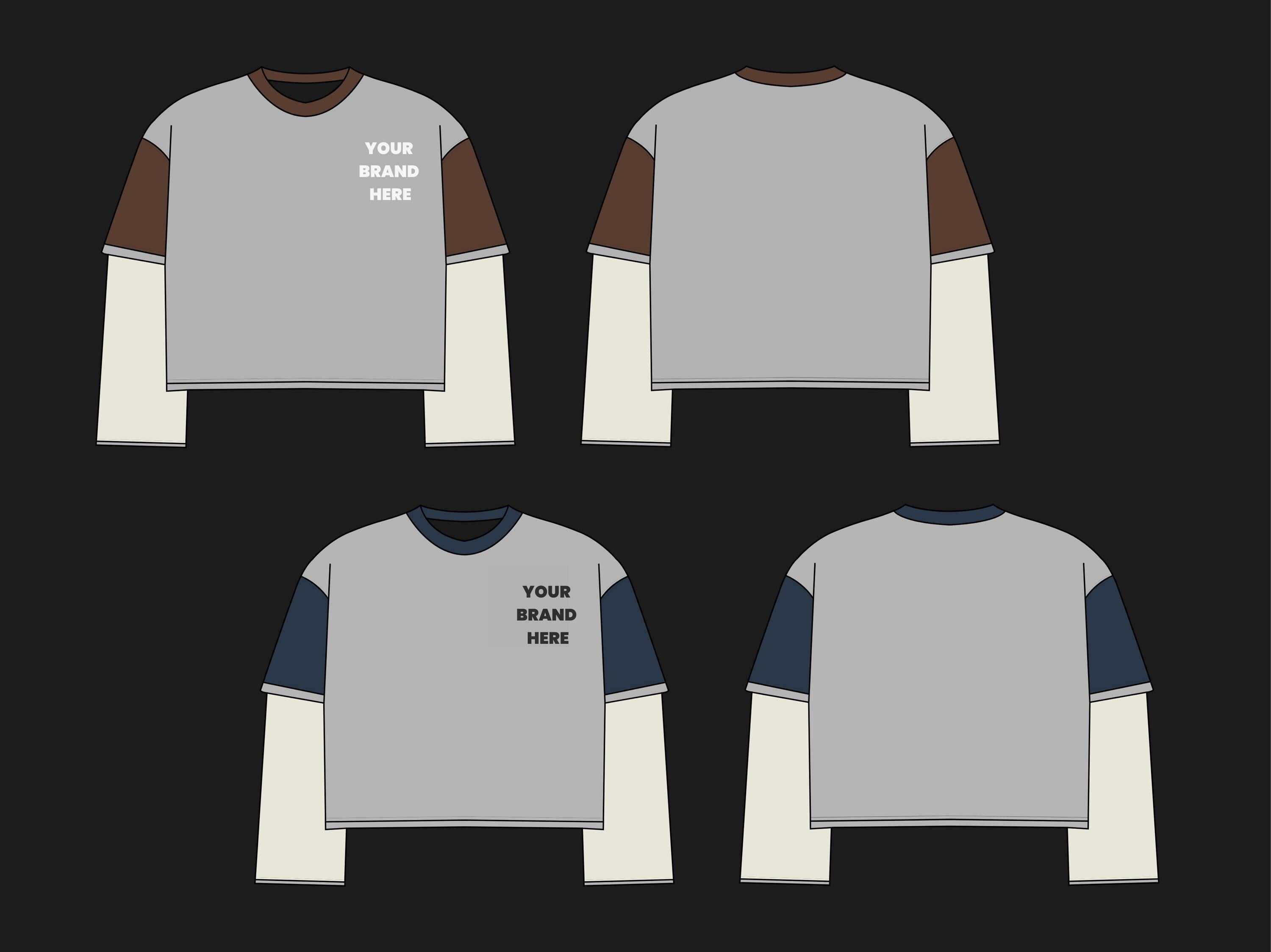 1000 Men’s Clothing Mockups Bundle | SVG and PNG Fashion Vector Templates for Clothing Brands and Designers | Male Apparel Mockup Pack