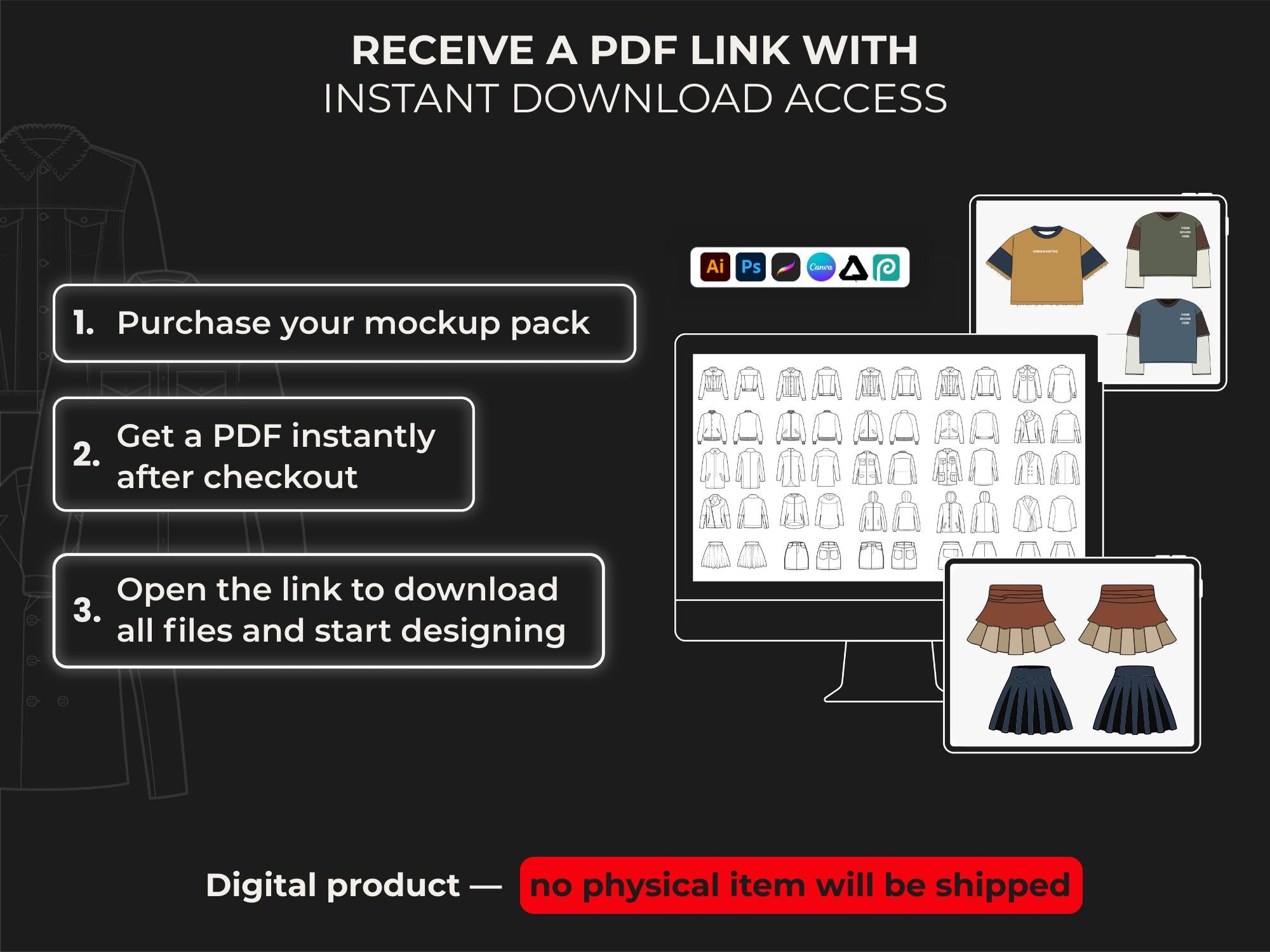 Women’s Mock-Up Pack