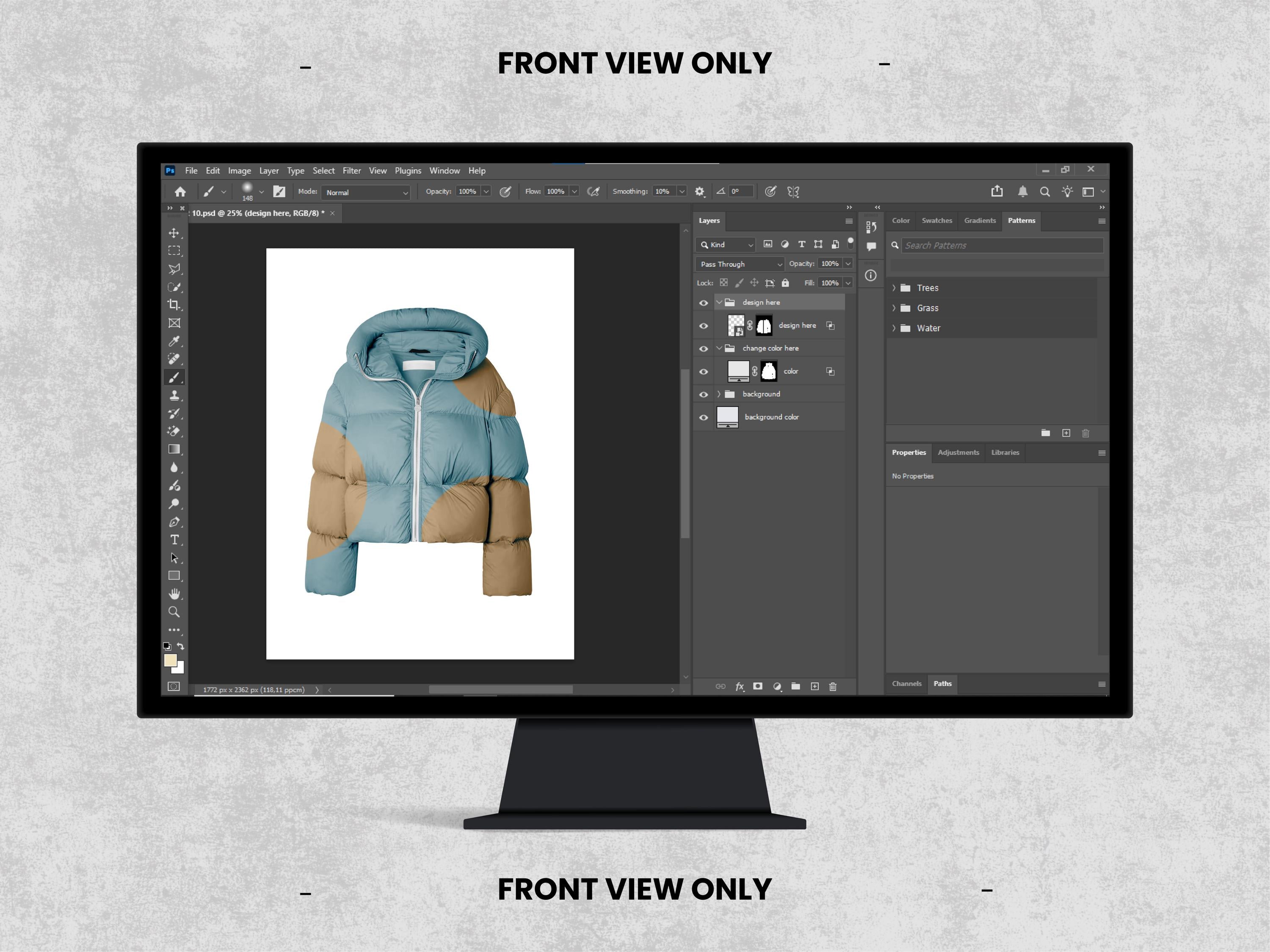 Realistic Jackets Mockups Bundle | 50 Streetwear Clothing Mockup pack | Front View