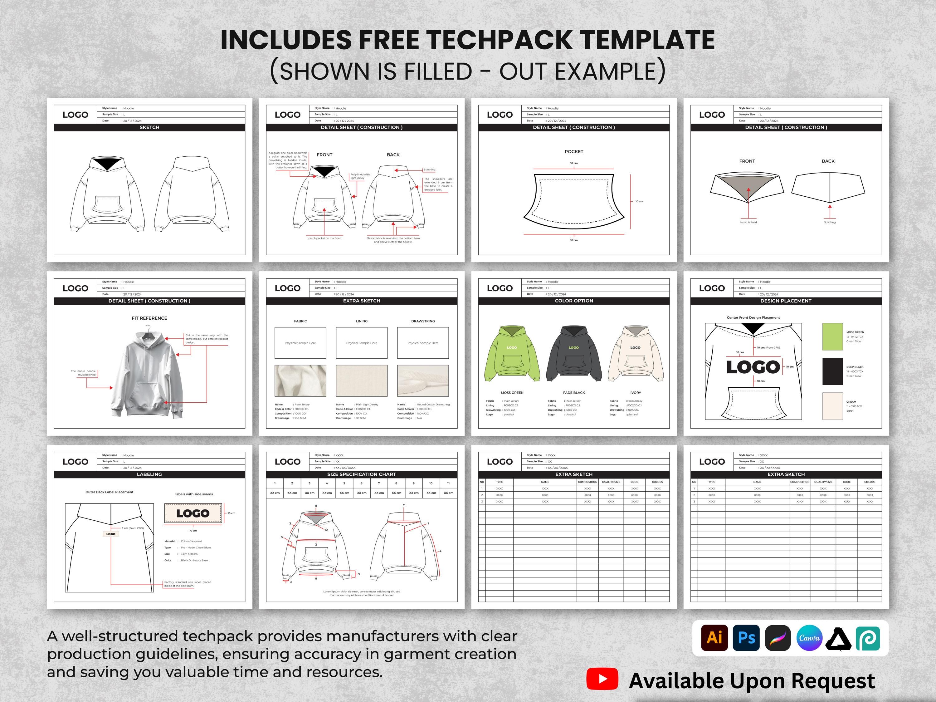 250+ Realistic Mockups Bundle | Streetwear Clothing Mockup pack | Front View